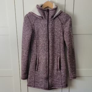 ❄️3/$25 BENCH Cozy Heathered Burgundy Jacket with Cozy Lining